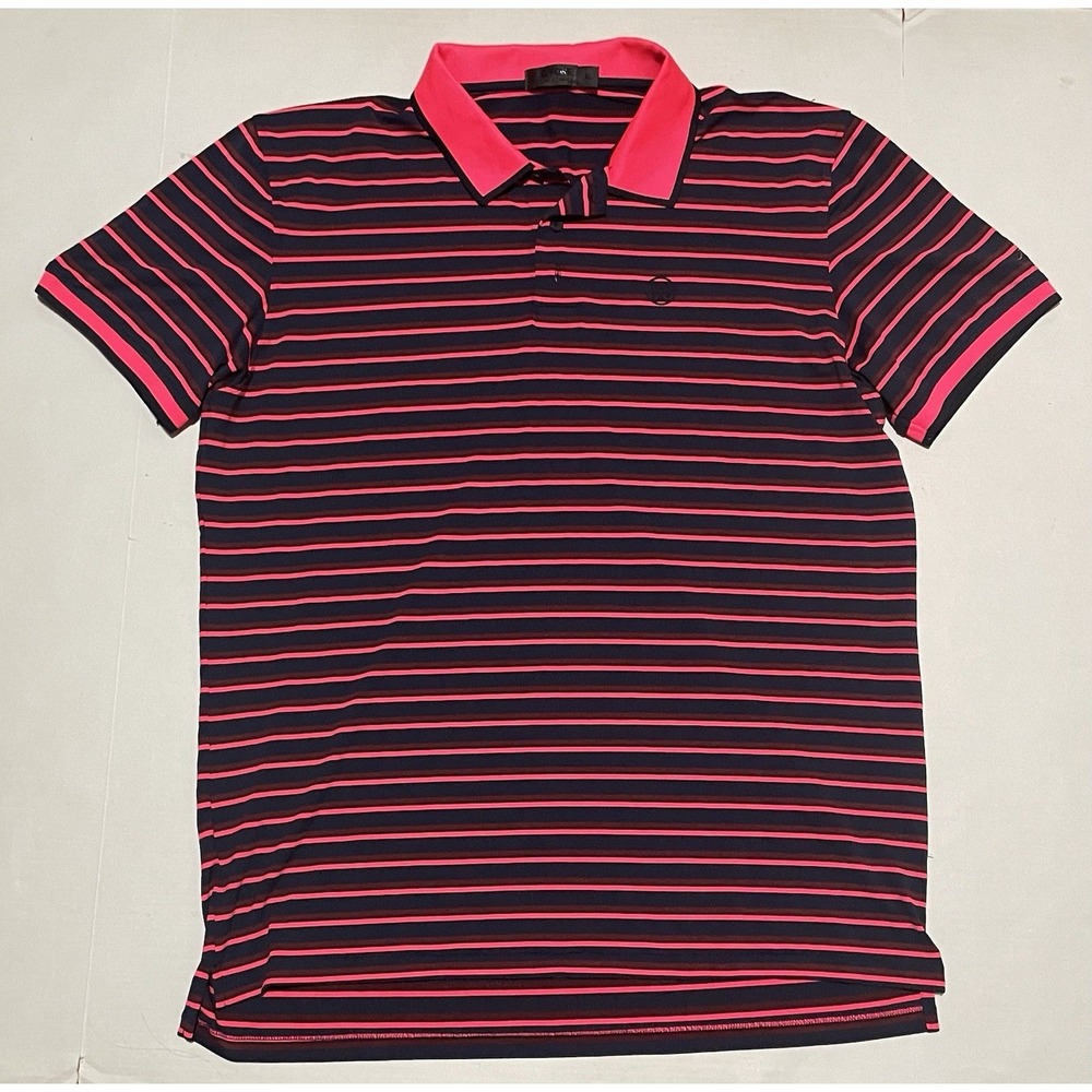 G/Fore Polo Shirt Men's Size XL Striped Performance Casual Golf